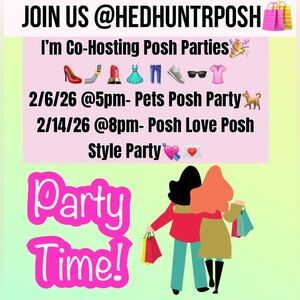 Lets Party!!🎉🥳👛🎒🛍️Join us!! It’s Posh Party Time🛍️